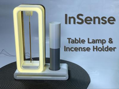 InSense - Table Lamp & Incense Stick Holder