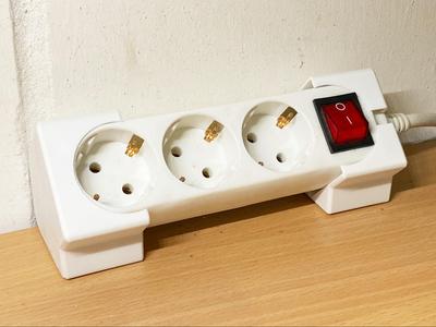 Corner Power Strip Holder