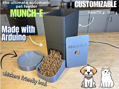 Munch-E Automatic Pet Feeder V1 | Ultra Simple & Customizable Pet Feeder With Minimalistic Design   
