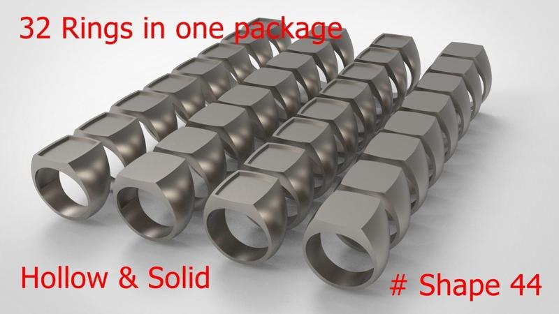 Signet Men Ring Pack No 44