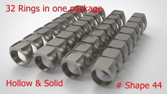 Signet Men Ring Pack No 44