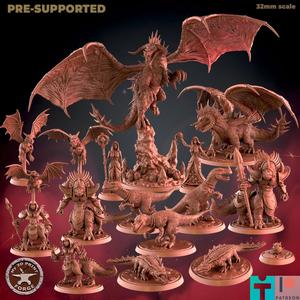 Dragon's Lair BUNDLE (17 Unique pre-supported STLs)
