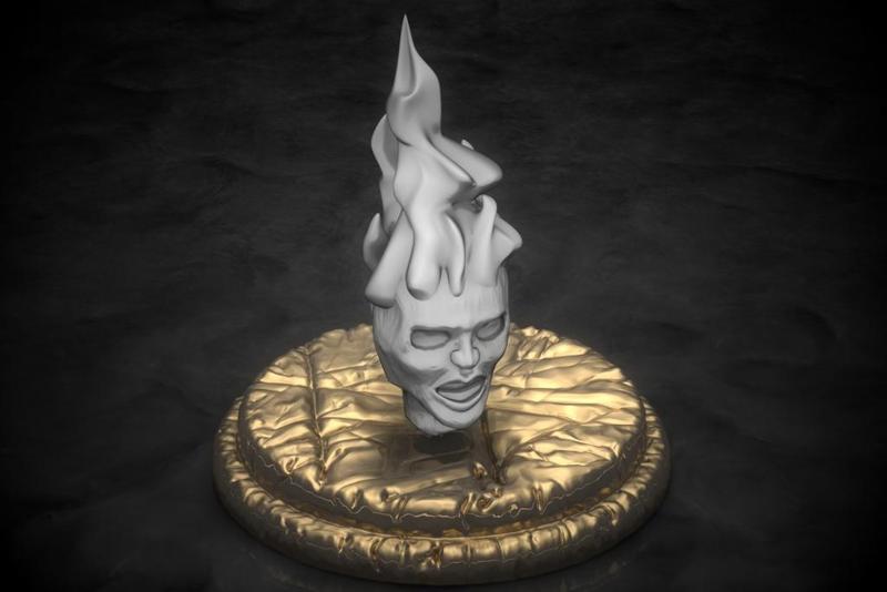 Dark souls - Wisp enemy / flaming head