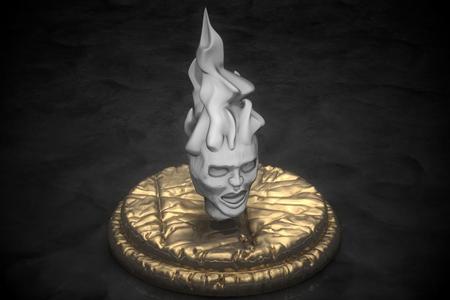 Dark souls - Wisp enemy / flaming head