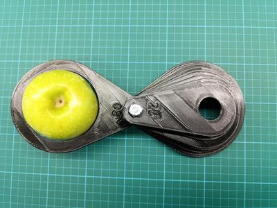 Fruit Diameter Measuring Circle Plastic Fruits Measurement Lap Fruit Size Measuring Tool Set