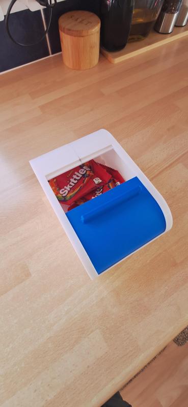 Sliding curved Box  medium size