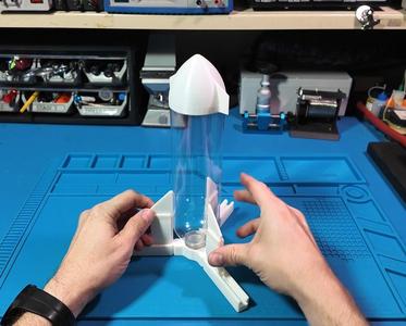 Perfect Fins Every Time! 3D Printed Jig for Soda Bottle Rockets