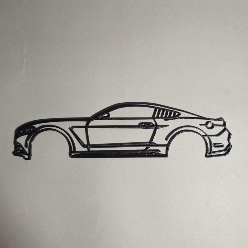 Ford mustang GT 2015 silueta