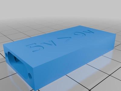 Housing 5v > 9v for USB-C + 5v to 9v step-up