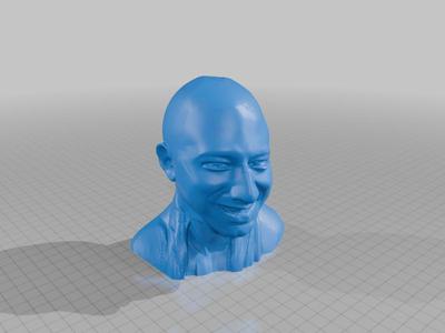 Bust of Mr Yogi Adityanath, the Chief minister of Uttar Pradesh, India