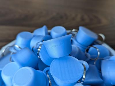 Tupperware Salad Bowl Keychain
