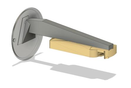 Wall to horizontal mount