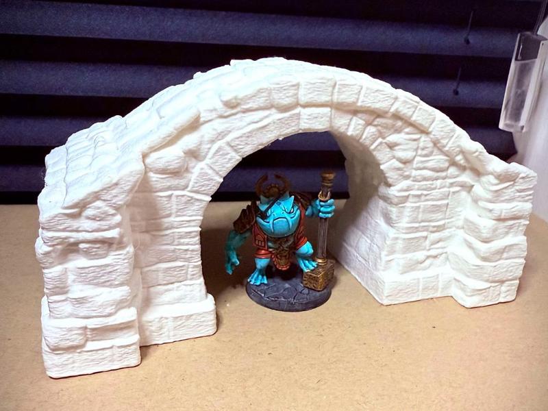 Ruined stone bridge for DND / Wargaming