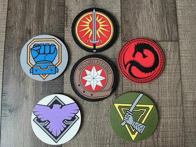 BattleTech "Inner Sphere" inspired Coasters set