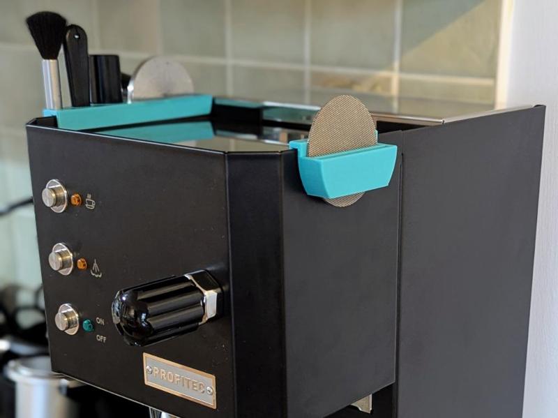 Espresso Puck Screen Caddy (Double Slot)