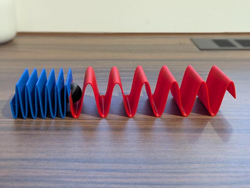 Red-Blue Shift Light Doppler Effect Desk Toy