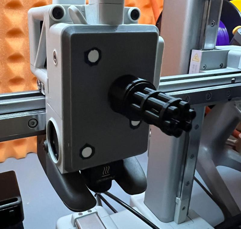 Minigun Extruder Front Cover – A1 and A1 mini