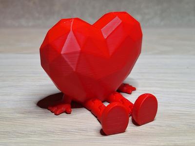 Articulated Heart Low Poly