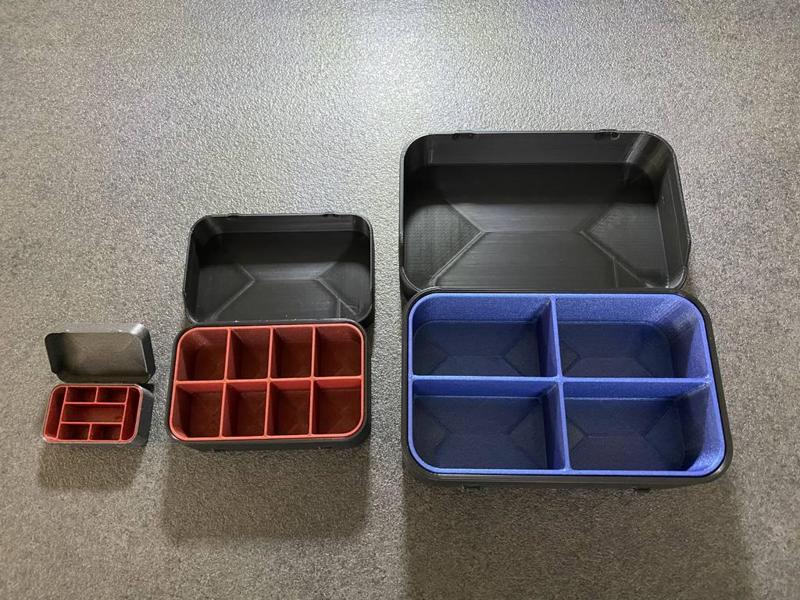 Altoids tin with hinge 2.0 (Print in place version) plus loads of cool dividers and other accessories