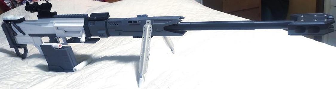 APEX Kraber shell-ejecting dart blaster.Designed by Misaka Hiro ,redesigned by gugubird