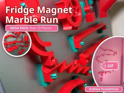 Fridge Magnet Marble Run MEGA PACK