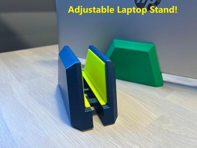 Laptop Stand-Steplessly adjustable!