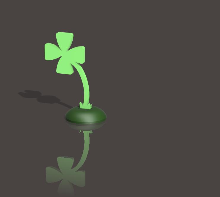 Shamrock with stand