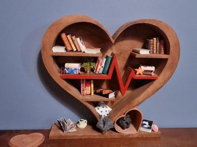 Mini Heart Library Mom day gift or Valentine's day