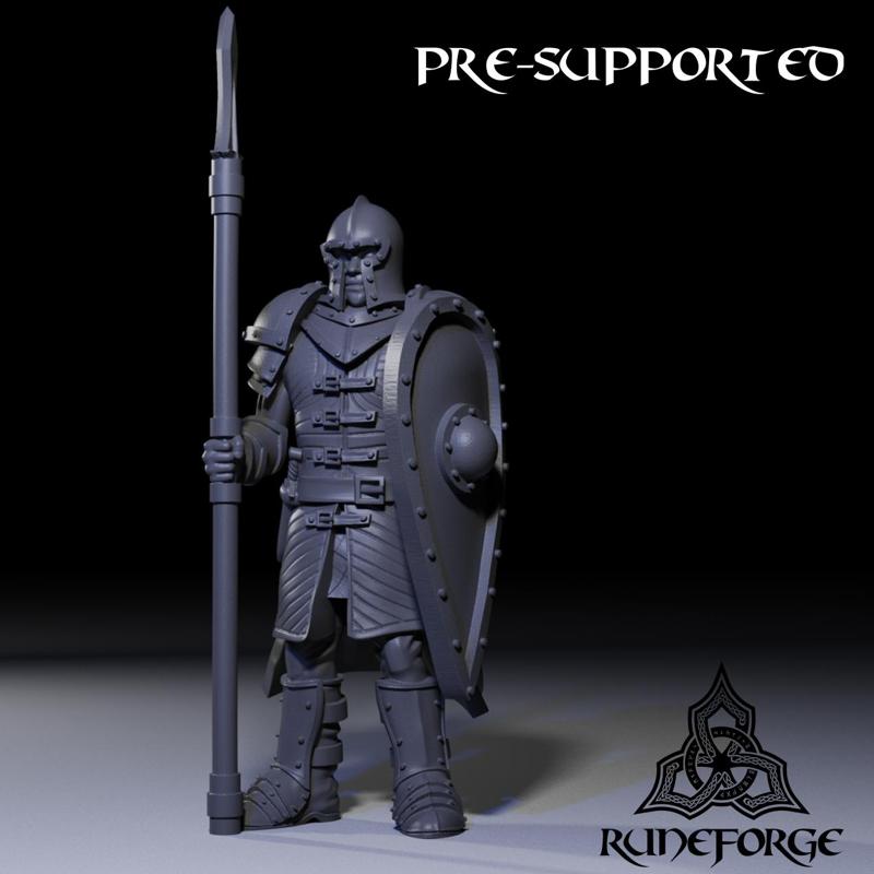 city Guard - Spear and Shield - Sentry
