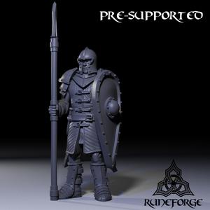 city Guard - Spear and Shield - Sentry