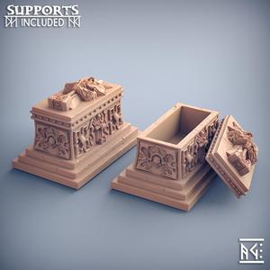 Requiem Sarcophagus - Requiem Brotherhood Piece Terrain