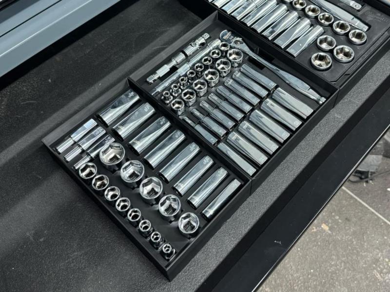 Milwaukee Socket Tray - 3/8" Metric and Imperial