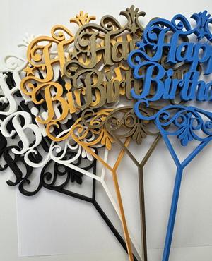 Happy Birthday Cake Topper