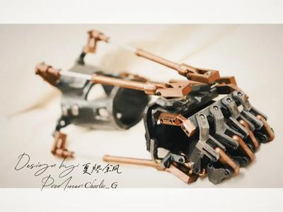 Exoskeleton Armguard Generation 1 (Prototype, Structural Verification) Generation 2 now released, glue and hardware-free