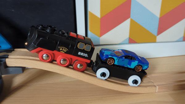 Brio compatible hotwheels wagon, fully printed