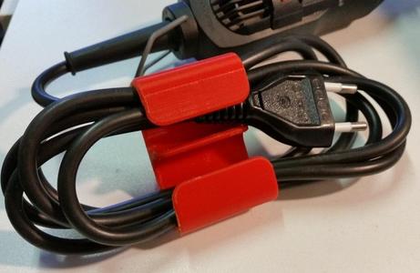 Cable clip - enlarged