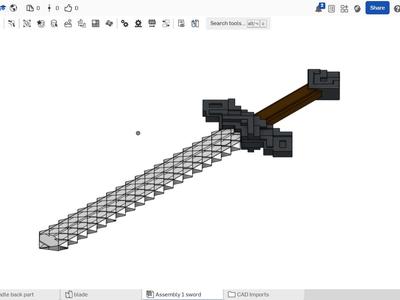 minecraft sword from A minecraft movie