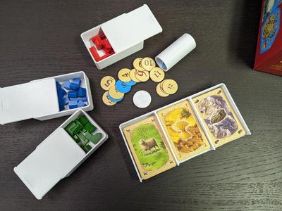 Catan box organizer (US Catan Studio edition)