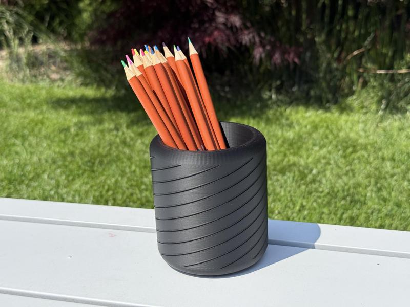 Spiral Cup Pencil Holder