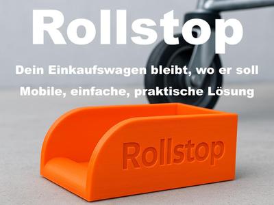 Rollstop: Never again rolling shopping carts!
