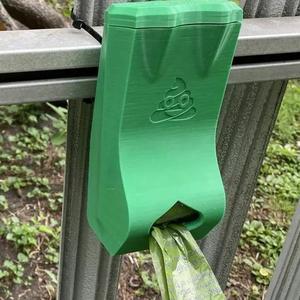 Puppy poop bag dispenser
