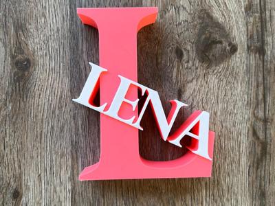Letter L and Name Lena