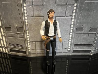 STAR WARS HAN SOLO GUNNER, DONT GET COCKY, VINTAGE CUSTOM UNPRODUCED KENNER, HASBRO ACTION FIGURE, 3.75″, 1/18, 5POA