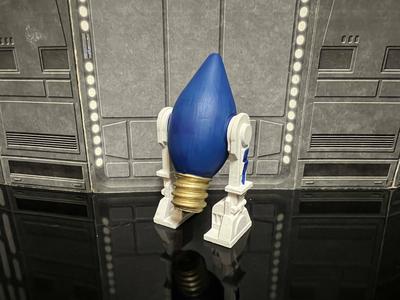 STAR WARS ADVENT CALENDAR 2023 DAY #8 R2-C7 LIGHTBULB DROID ACTION FIGURE, 3.75″, 1/18 KENNER, HASBRO