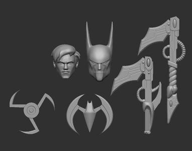 Terry Mcginnis Batman Beyond Headsculpt for Action figures
