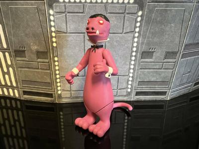 STAR WARS SNAGGLETOOTH, SNAGGLEPUSS HANNA-BARBARA CARTOON LION CHARACTER, VINTAGE CUSTOM UNPRODUCED KENNER, HASBRO STYLE ACTION FIGURE, 3.75″, 1/18, 5POA