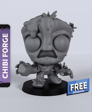 Earth Elemental Chibi A – With Free Dragon  – 5e DnD Inspired for RPG and Wargamers