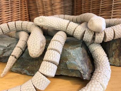 Three Textured Articulating snakes