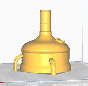 Retro brewing kettle