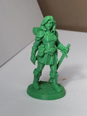 Female adventurer with sword